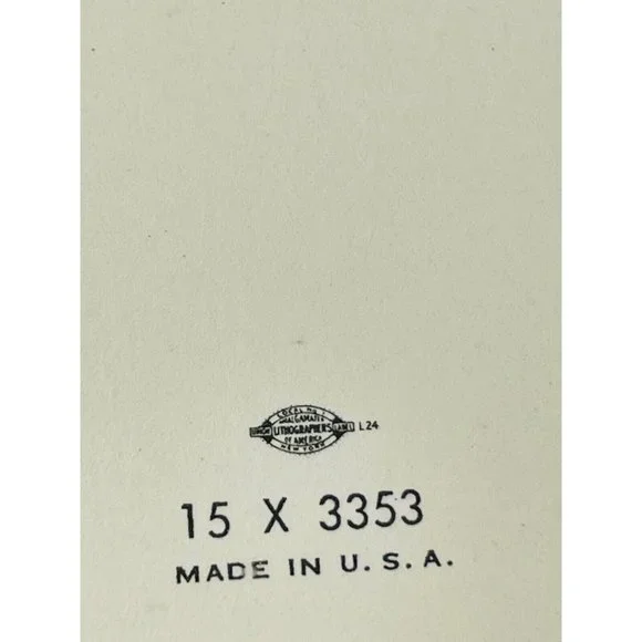 Vintage Greeting Card Hello And Best Wishes Amalgamated Lithographers W Glitter - Picture 6 of 10